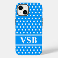 Light Blue Polka Dots