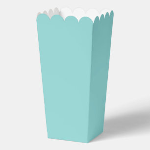 Light Blue Popcorn Box Favour