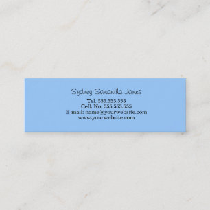 Light Blue Profile Card