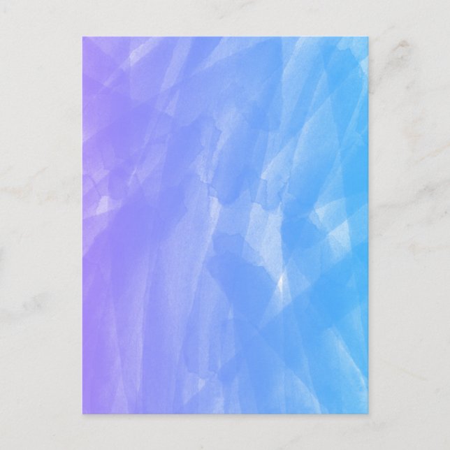 LIGHT BLUE PURPLE CRYSTALS BACKGROUNDS WALLPAPERS  POSTCARD (Front)