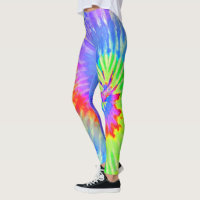 Light Blue & Purple Psychedelic Starburst Tie Dye