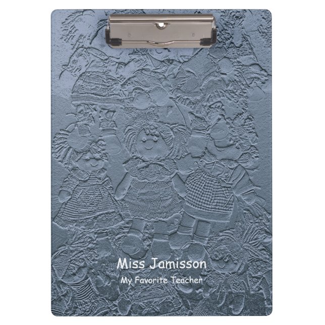 Light Blue Rag Dolls, My Favourite Teacher, Name, Clipboard (Front)