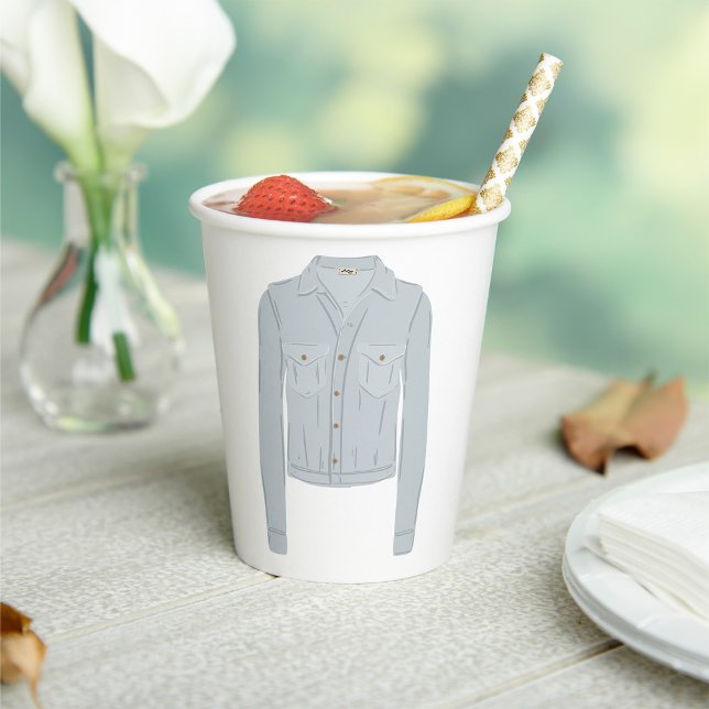 Light Blue Shirt Paper Cups (Creator Uploaded)