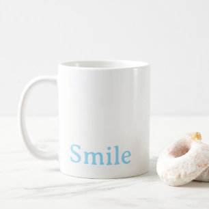 Light Blue Smile Mug