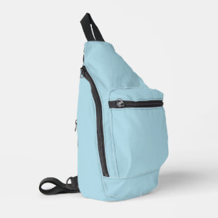 Light Blue Solid Colour Sling Bag