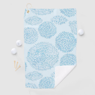 Light Blue Spots Cute Pattern Golf Towel