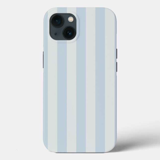 Light Blue Stripes Case-Mate iPhone Case (Back)