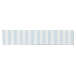 Light Blue Stripes Short Table Runner
