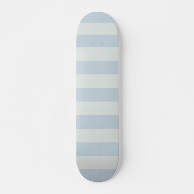 Light Blue Stripes Skateboard (Front)