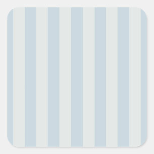 Light Blue Stripes Square Sticker