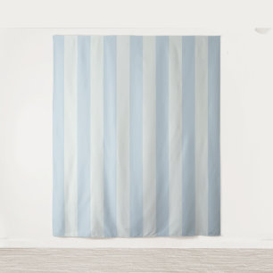 Light Blue Stripes Tapestry