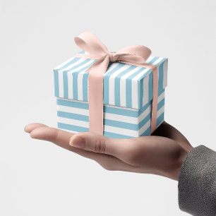 Light Blue Stripes Wrapping Paper