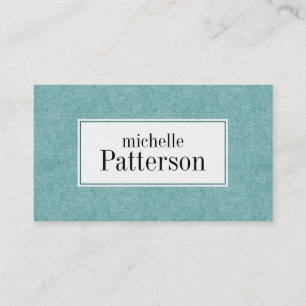 Light Blue Suede Look Modern Business Cards