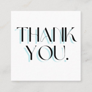 Light Blue Thank You Media Insert 