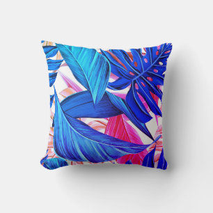 Light blue throw pillow