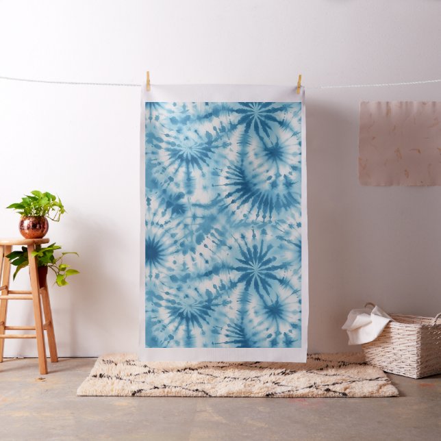 Light Blue Tie-Dye Fabric (In Situ)
