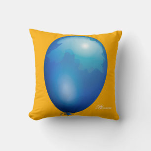 Light blue toy balloon funny unique cushion