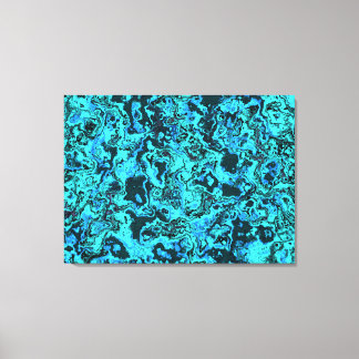 Light Blue Turquoise Canvas Print
