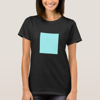 Light Blue Turquoise Solid Colour Simple Colour Pl T-Shirt