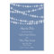Light Blue Twinkle Lights Save the Date