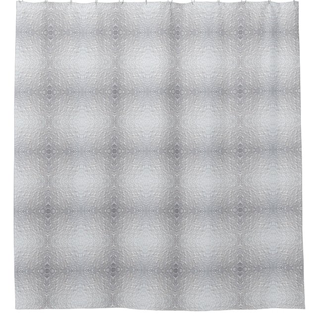 Light Bluish-Grey Textured Look Shower Curtain (Front)