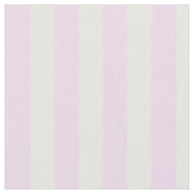 Light Blush Pink and White Vertical Stripes Fabric (Close Up)