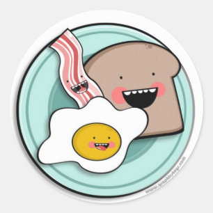 light breakfast stickers