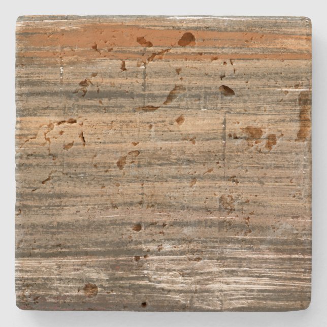 Light brown art stone coaster (Front)