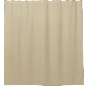Light Brown - Beige - Tan Solid Color Trends Shower Curtain