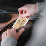 Light Brown Business Brand on Business Card Case<br><div class="desc">Light brown business brand on customisable business card case. Customise it by uploading your business logo and typing the name, address, phone number, e-mail and website or social media page of your business. Customise it to advertise your business or to promote your brand name to customers or clients. Customisable office...</div>