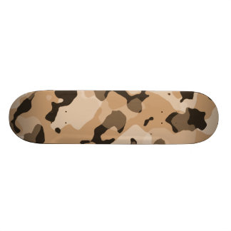Light Brown Camo; Camouflage Skateboard