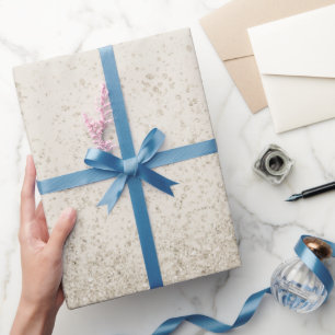 Light Brown Faux Glitter  Wrapping Paper