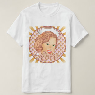 Light Brown Hair Nurse T-Shirt