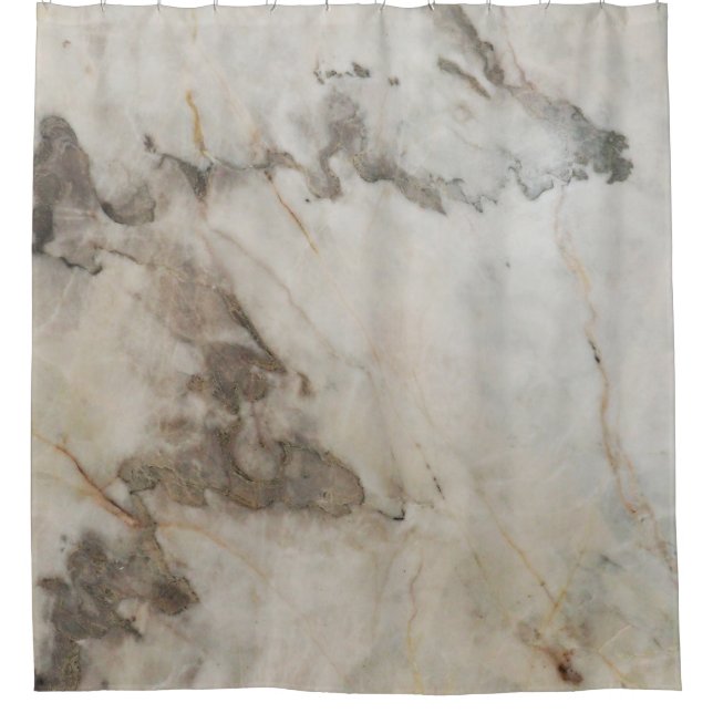 Light brown marble stone texture background.abstra shower curtain (Front)