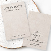 Light brown texture modern earring display card