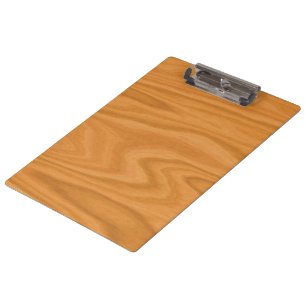 Light brown wood clipboard