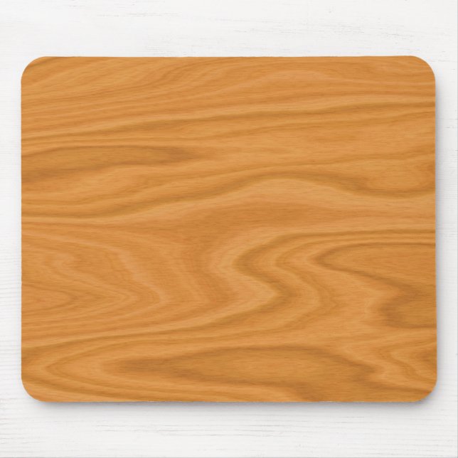 Light brown wood mouse mat (Front)