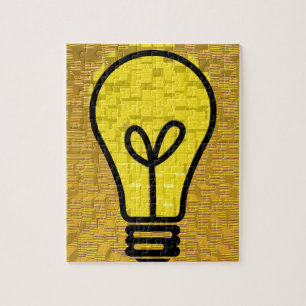 light bulb  art jigsaw puzzle