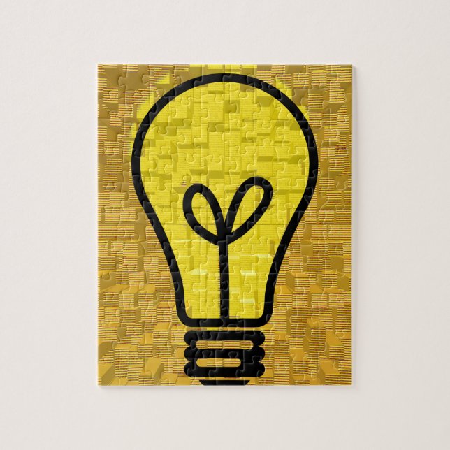 light bulb  art jigsaw puzzle (Vertical)