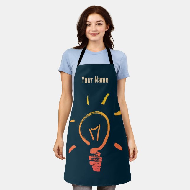 Light bulb lamp retro lightbulb smart electrician apron (Worn)