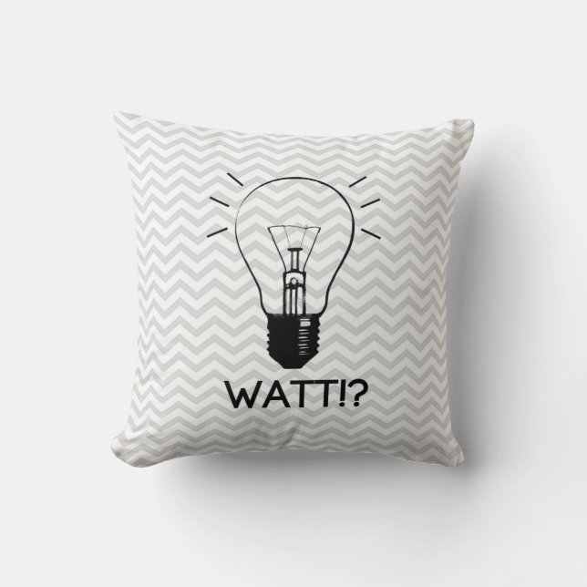Light Bulb Pillow (Front)