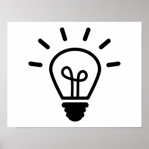 Light Bulb Poster