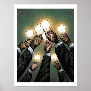 Light Bulb Poster