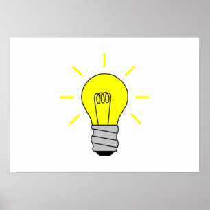Light Bulb Poster