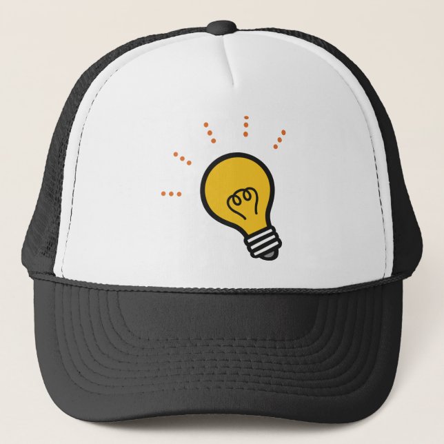 Light Bulb Trucker Hat (Front)