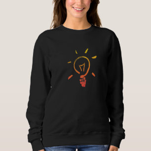 Light Bulb Vintage Lamp Retro Lightbulb Smart Elec Sweatshirt