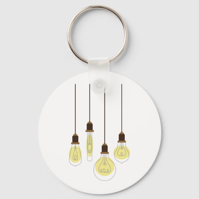 Light Bulbs Key Ring (Front)