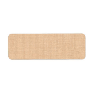 Light Burlap Address Label