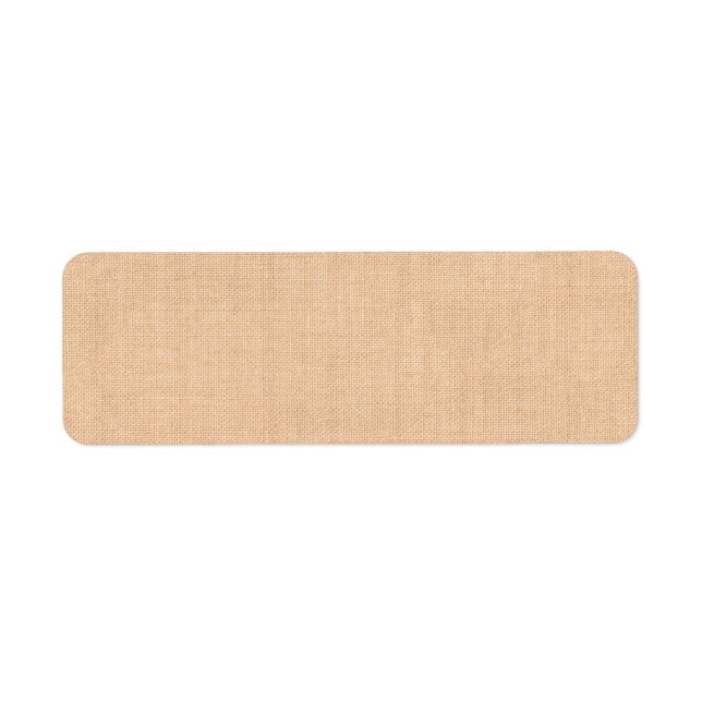 Light Burlap Address Label (Front)