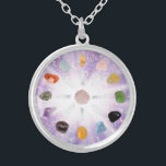 *~* Light Burst Healing Energy Crystal Grid Silver Plated Necklace<br><div class="desc">JEWELRY WITH INTENTION (R) As a professional distance spiritual energy healer since 2001, I have learned, developed and utilised the power of energy healing intention. All my JEWELRY WITH INTENTION (R) carries the healing energy of positive manifestation. This sterling silver healing energy LOVE necklace is ready to receive your own...</div>